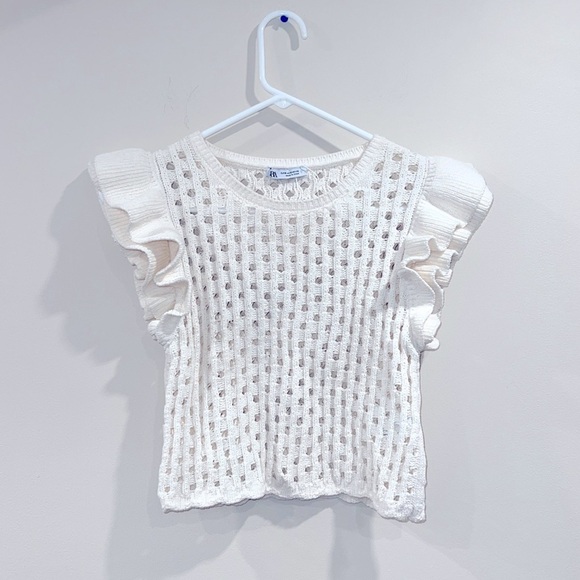 🔥ZARA Knitted Blouse🔥 - Picture 1 of 6